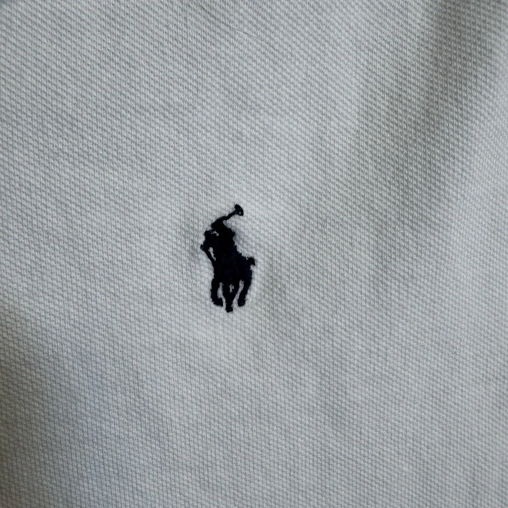 Ralph Lauren Polo Shirt Kids Size 8 White Collared Preppy Classic Preowned